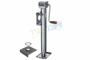 רגלית חנייה מתהפכת ארוכה תושבת נצרה ידית גיר צד 1300 ק"ג כולל תושבת וטבעת קפיצית