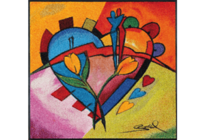 שטיח BALANCED LOVE II floor mat 85X85