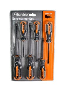 סט מברגים 3 צבעים 6 יחידות 112011-015 Hunter