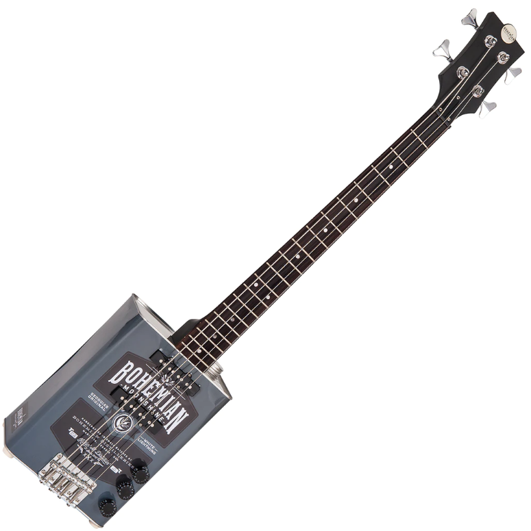 Bohemian Oil Can Bass Guitar - Moonshine