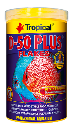 דיסקוס פלקס פלוס 250 מ”ל Tropical Discus D-50 Plus Flakes