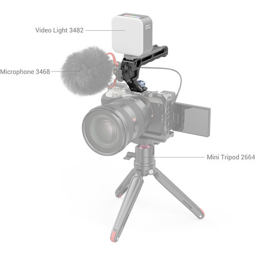 3765ידית עליונה עם חיבור SmallRig ARRI (לייט)