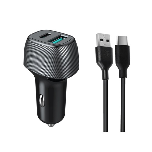 מטען לרכב QC18W+PD20W+כבל Miracase Type-C