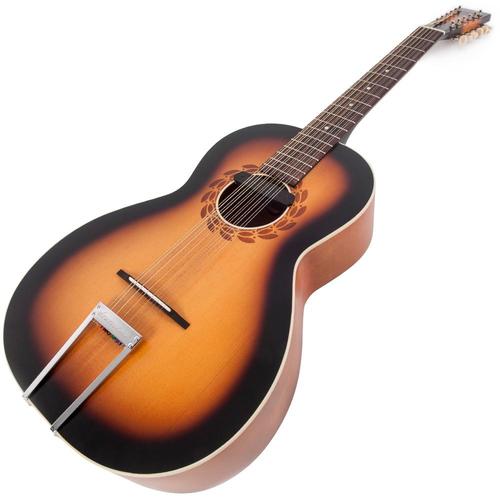 זוית נוספת Vintage 'Statesboro' Paul Brett 12 String Electro-Acoustic - Satin Antique Burst