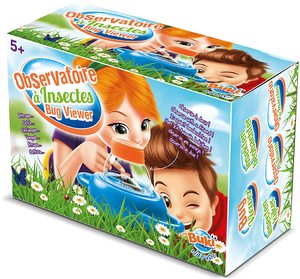 ערכה לחקר חרקים עם 2 זכוכיות מגדלת ומלקחיים