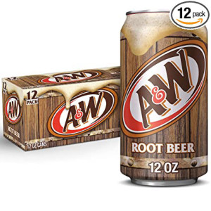 A&W Root Beer Soda 12 Pack - מארז 12 ד"ר רוטביר איי.אנד.דבליו