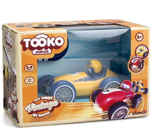 מכונית שלט לגילאי 2+ | מכונית ראשונה שלי TOOKO JUNIOR VINTAGE