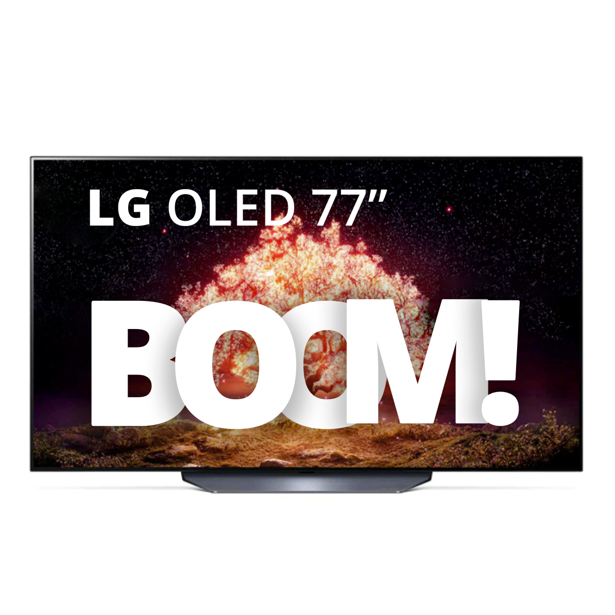 טלוויזיה LG OLED BOOM "77