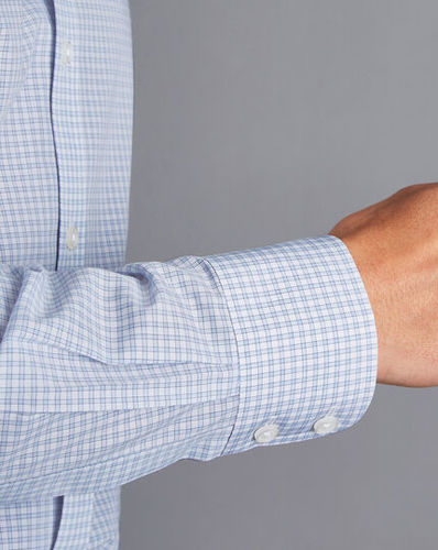 חולצה גזרת קלאסיק  - Poplin Fine Check