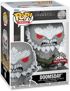 POP Heroes: DC- Doomsday(אקסקלוסיבי מדבקה כסופה) Funko