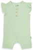 אוברול לתינוק עם שרוול קצר מלמלה פוינטל 100% כותנה - 3-6 ירוק