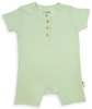 אוברול לתינוק עם שרוול קצר פוינטל 100% כותנה - 3-6 ירוק