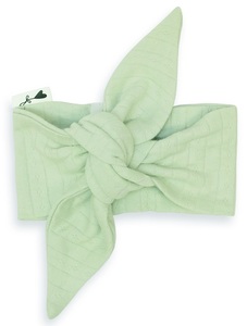 סרט לשיער לתינוק פוינטל 100% כותנה - ירוק