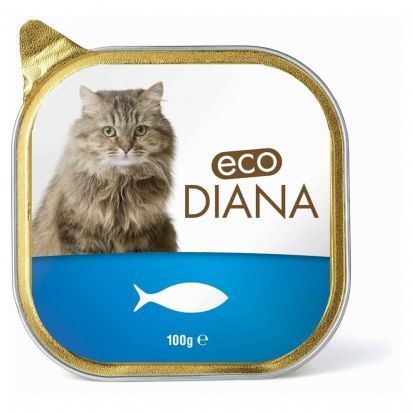  דיאנה מעדן דגים פטה 100 גרם לחתול Eco Diana