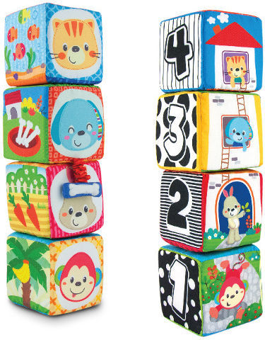 4 קוביות משחק והתפתחות רכות 