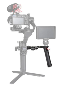 זרוע צד למוניטור עבור גימבל Ulanzi R083 Foldable Handle Grip for DJI RSC2/RS2