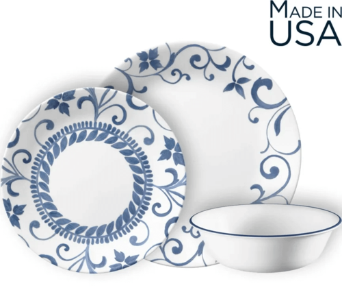 סט צלחות 12 חלקים, קורנינג ארטמיס | Corning Ware Artemis