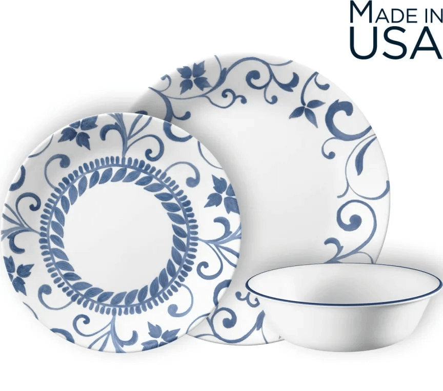 סט צלחות 12 חלקים, קורנינג ארטמיס | Corning Ware Artemis