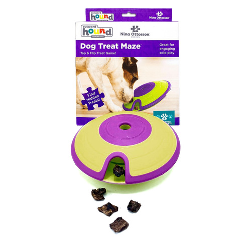 DOG TREAT MAZE משחק חשיבה לכלבים רמה 1 - Nina Ottosson
