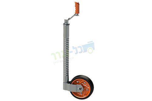 רגלית גלגל גוף משונן ידית עליונה גלגל כתום לעומס 350 ק