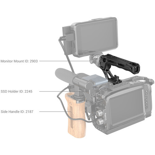 ידית עליונה עם חיבור SmallRig ARRI (לייט) 3766
