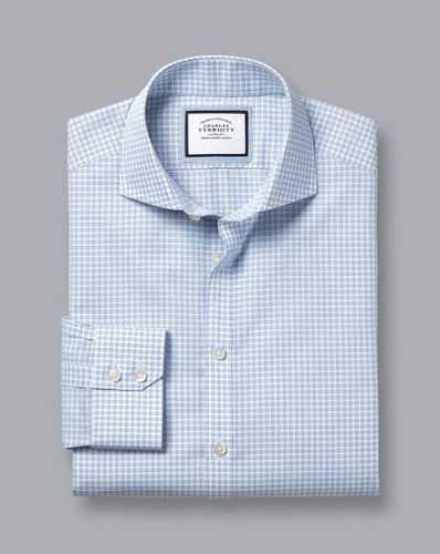 חולצה גזרת אקסטרה סלים - Poplin Fine Check