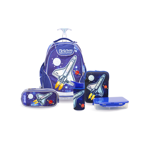 סט כיתה א' schoolBag T space כחול\חלל