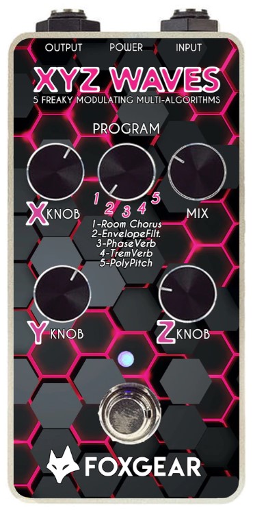 Foxgear XYZ Waves Modulation Pedal