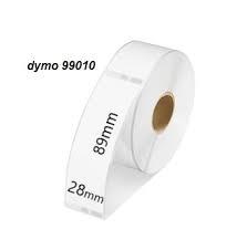 מדבקות נייר תואם ל DYMO דימו 28x89 מ"מ 99010