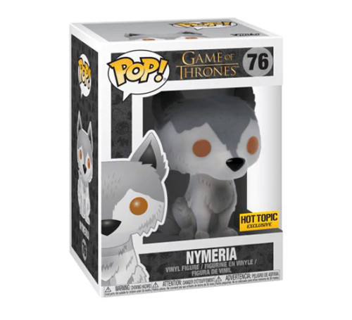 בובת פופ: Nymeria (Special Edition) - ניימריה, כולל חולצת טי שירט במידה S עם הדפס זאב