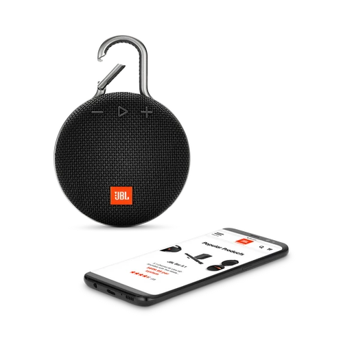 ‏רמקול נייד JBL Clip 3 שחור