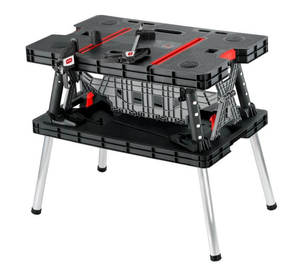 שולחן עבודה מתקפל FOLDING WORK TABLE לנשיאת משקל של עד 453 ק"ג