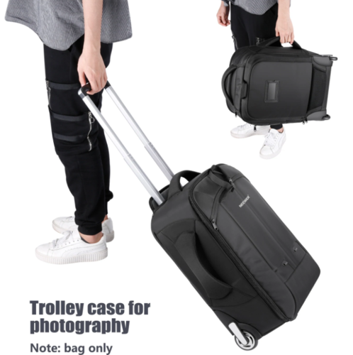 טרולי לציוד צילום Neewer NW3300 2-in-1 Convertible Wheeled Camera Backpack