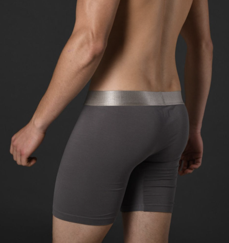 מארז 2 בוקסרים ארוכים D-POUCH אפורים