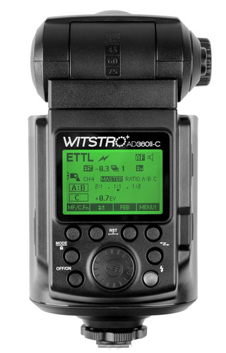 קיט פלאש כולל סוללה  Godox Witstro AD360II-C TTL Kit for Canon