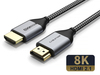 כבל 2 מטר Cabletime  8K Slim HDMI 2.1 Cable HDMI TO HDMI   