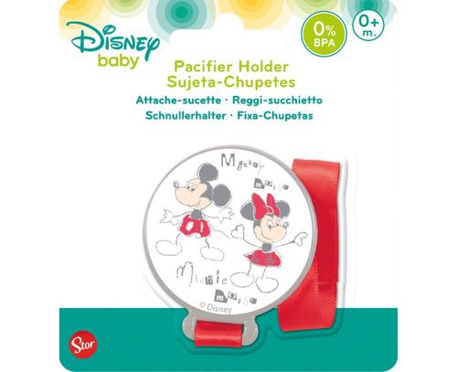 מחזיק למוצץ מיקי ומיני מאוס Disney