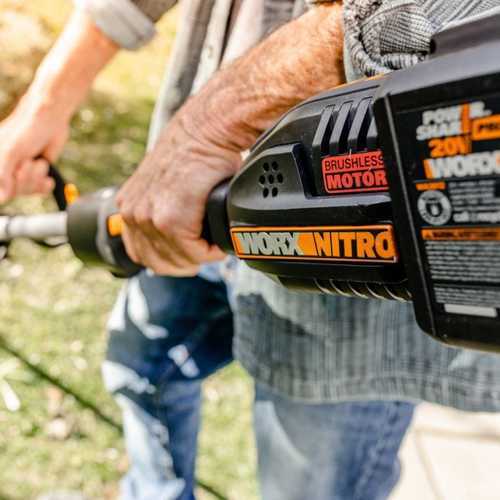 חרמש נטען קומבי 4 אביזרים  40V WORX WG186E.92 [ כולל 2 סוללות + מטען כפול ]