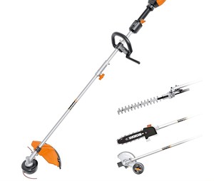 חרמש נטען 40 וולט 4 אביזרים קומבי  WG186E.92 BRUSHLEES  WORX [ גוף בלבד ]