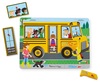 פאזל עץ עם אפקטים קוליים - אוטובוס בית הספר הצהוב