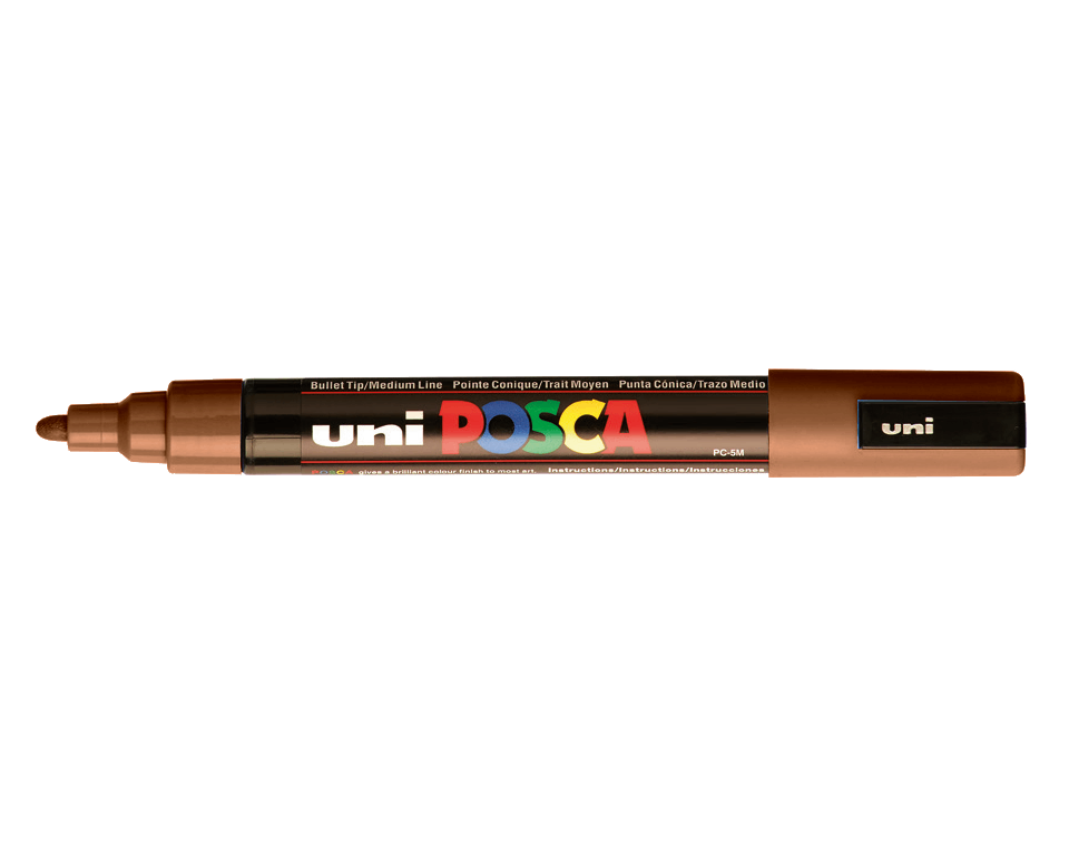 טוש אקרילי עגול עובי 1.8-2.5 מ"מ PC-5M - חום