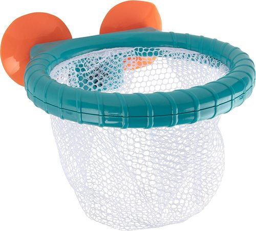 משחק אמבטיה - כדורסל עם 3 כדורים משפריצים וכריות וואקום