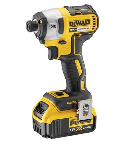מברגת אימפקט נטענת בראשלס + 2 סוללות DCF787M2T BL 18V 4Ah