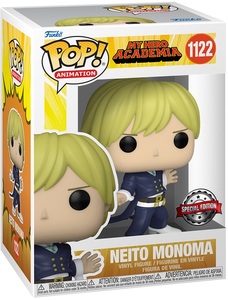 POP Animation: MHA 1B- Neito Monoma אריזה פגומה (אקסקלוסיבי מדבקה כסופה) Funko
