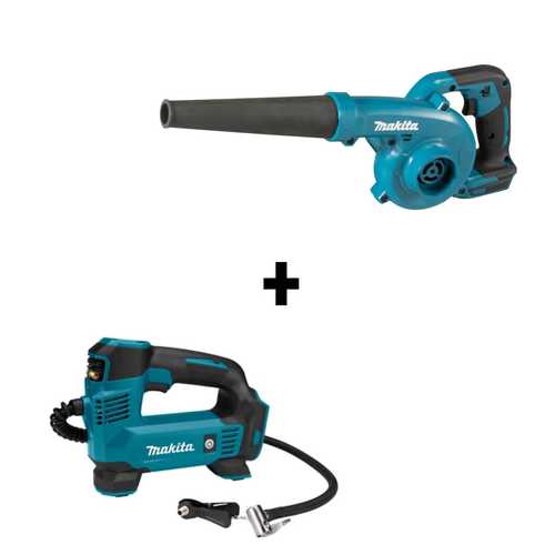 סט קומפרסור + מפוח מקיטה DUB185Z+DMP180Z 