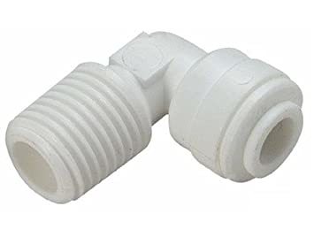 מחבר הברגה 1/8 זווית  לצינור אוסמוזה 6 מ