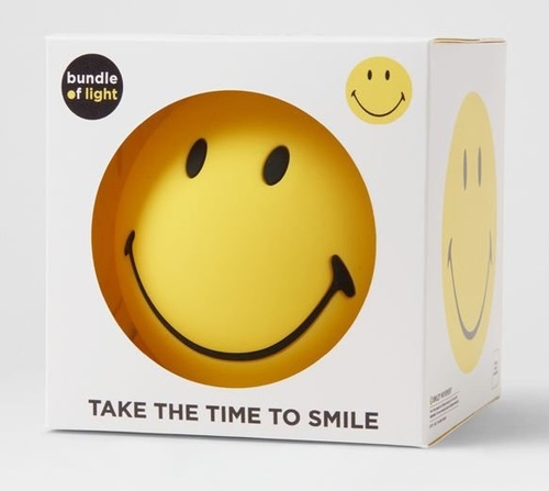 מנורת לילה כף יד מסיליקון רך Smiley סמיילי 11 ס