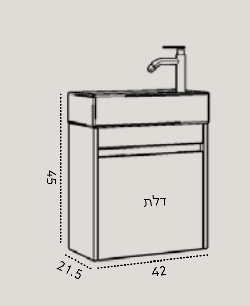 ארון מיני לני 42/21 ס״מ תלוי צבע אפוקסי