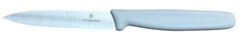 סכין ירקות שוויצרית  משוננת שפיצית 10 סמ לבן VICTORINOX 