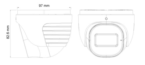 מצלמת כיפה (4M) DL-340IPERN-36